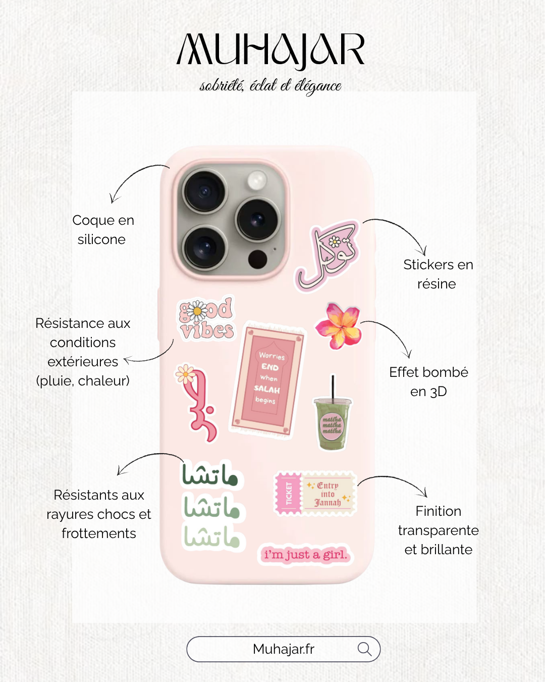 Planche de stickers - Girly Mood