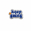 Stickers métal - Keep going