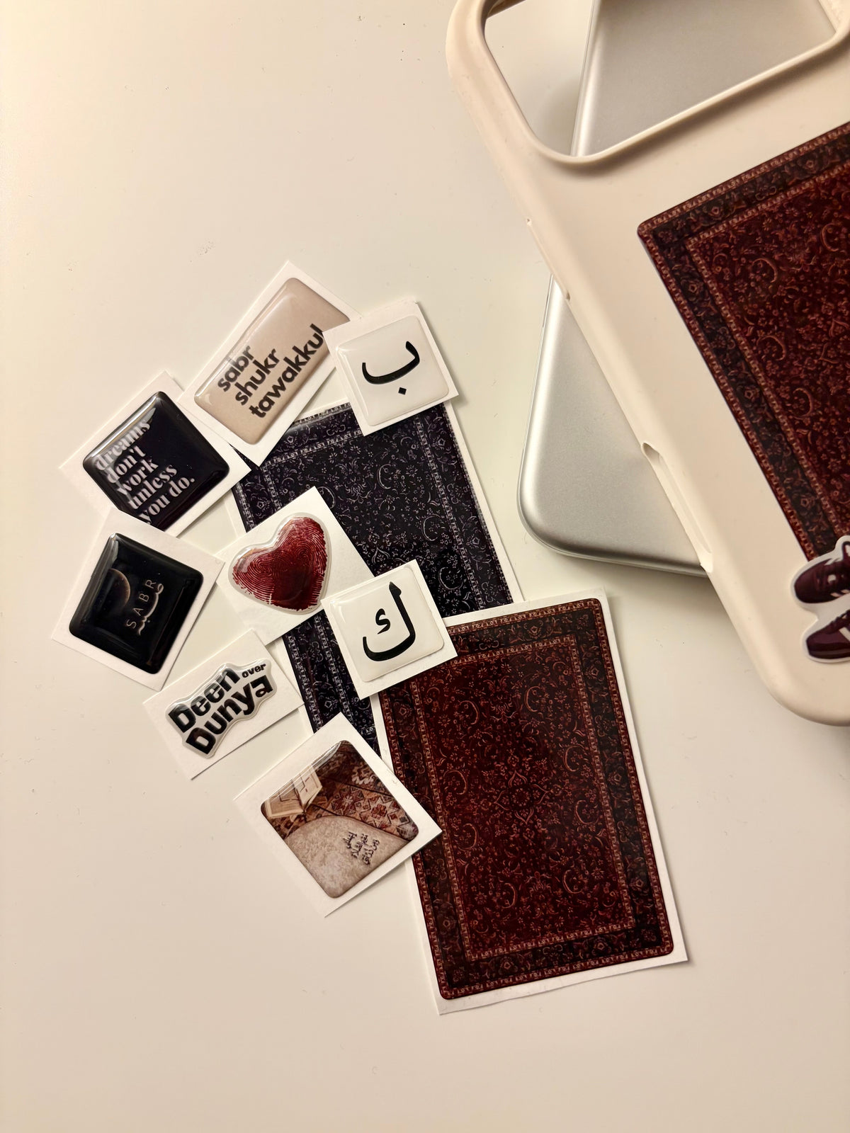 Stickers résine - Lettres Arabe