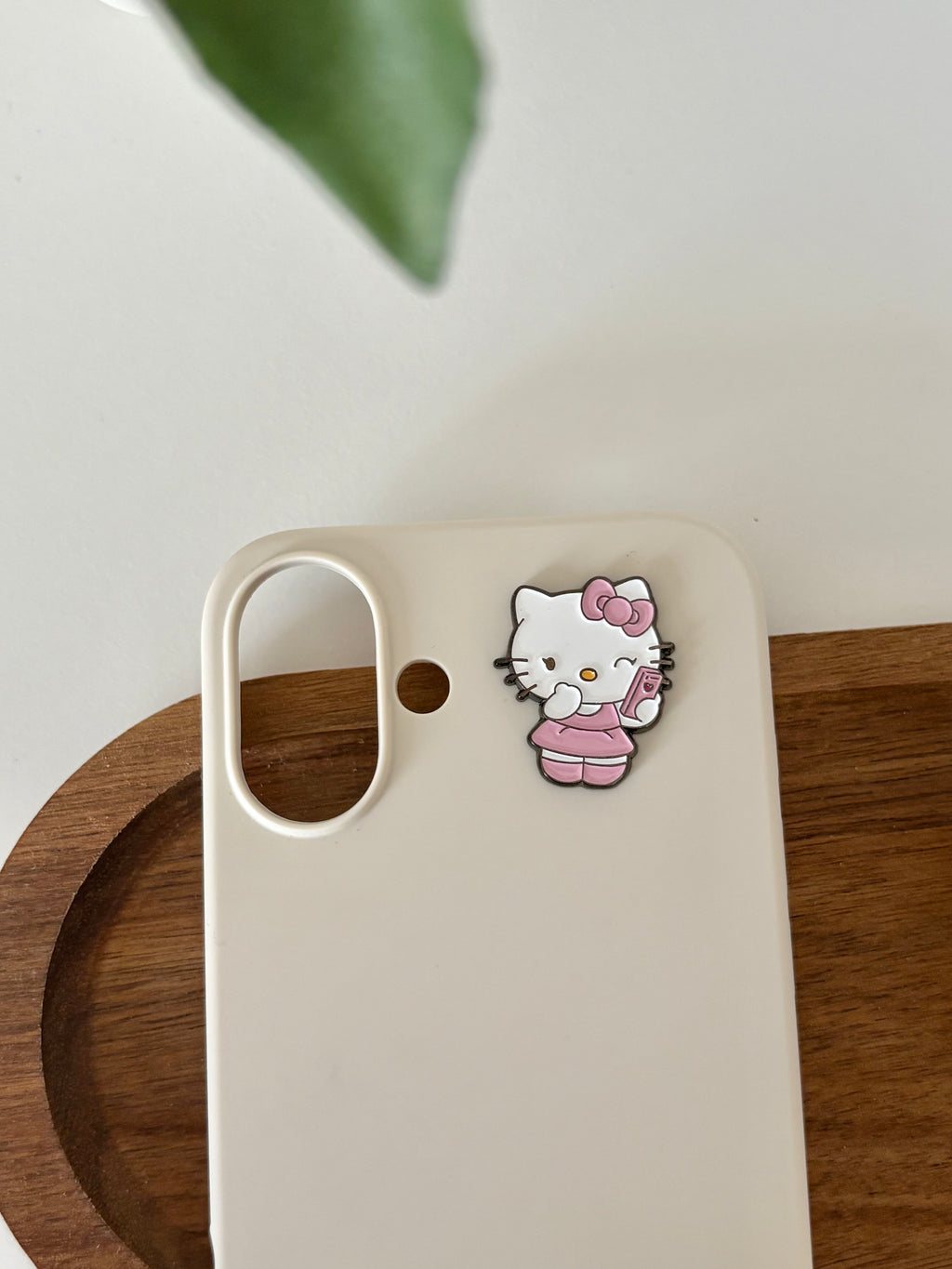 Stickers métal - Hello kitty Rose